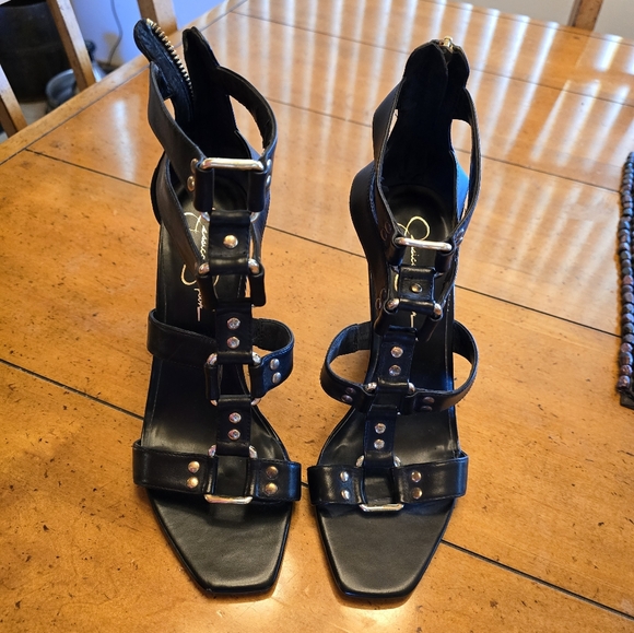NEW Jessica Simpson gladiator wedge heels. Size 7 - Picture 3 of 7